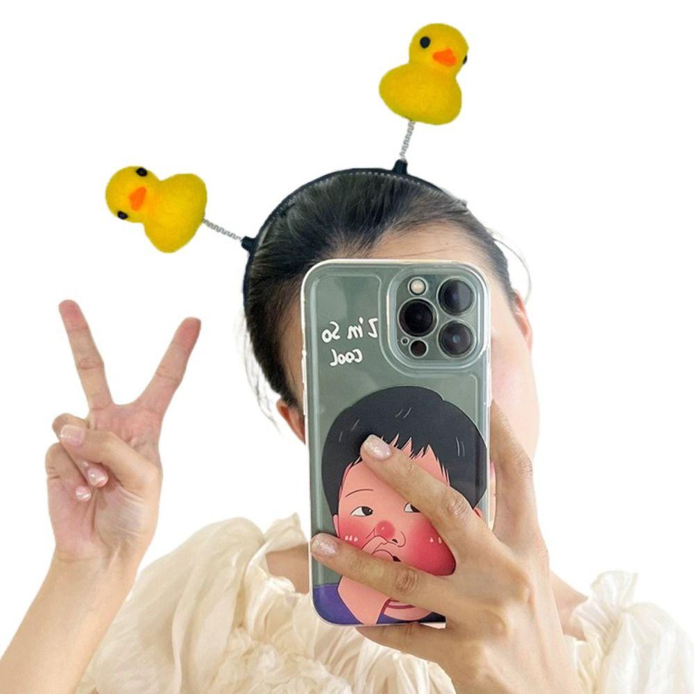 Star Cartoon Hair Hoop Love Heart Children Hair Bands Yellow Duck Headband Ladies/Girls