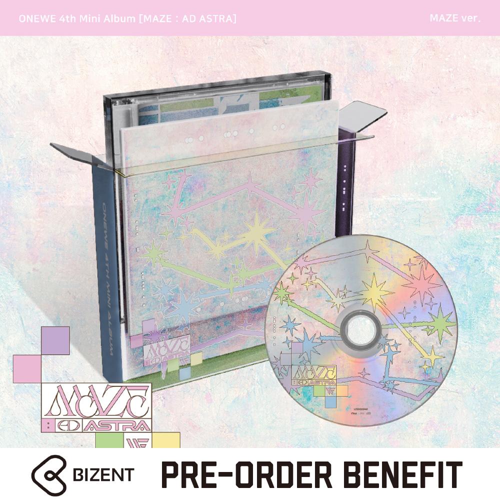 

Предзаказ ONEWE 4-го мини-альбома MAZE: AD ASTRA MAZE ver. & бизент POB