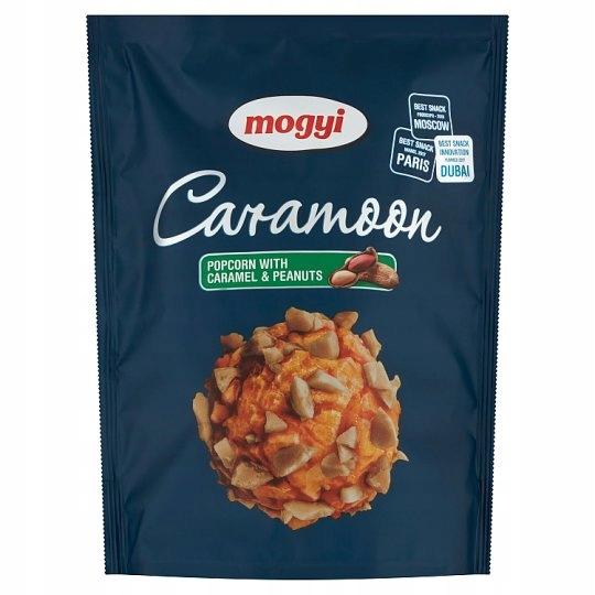 Mogyi 70g Pripravený popcorn s príchuťou karamelu a arašidov