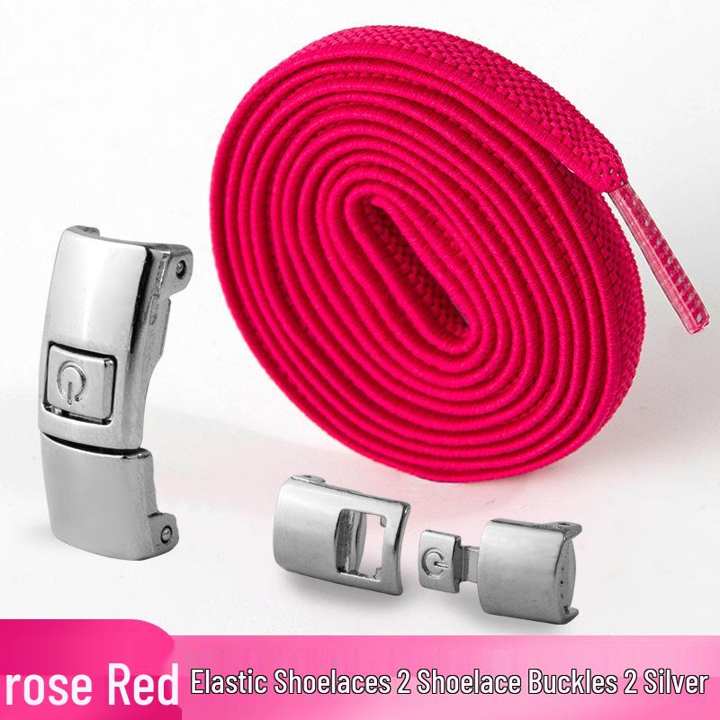 Mesh No-Tie Shoelaces with Interlock Buckle for Men & Women