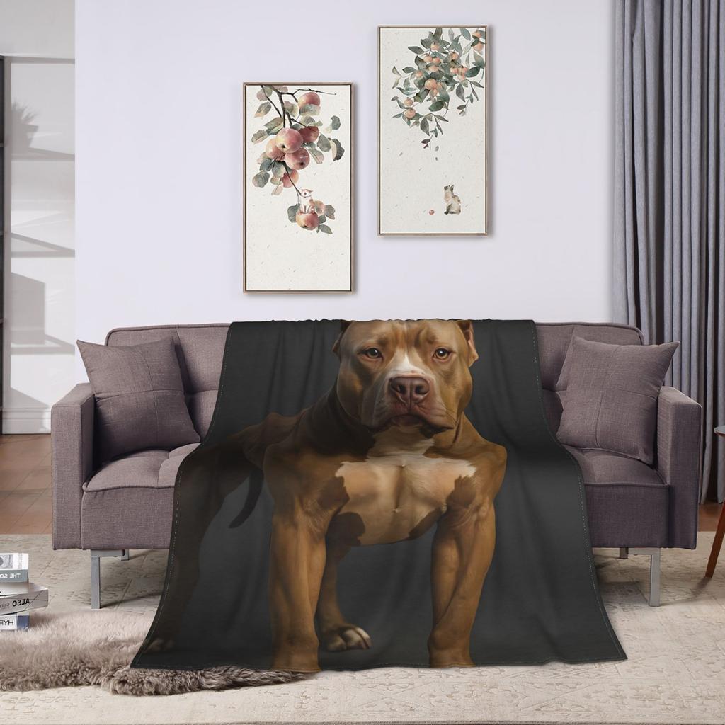 Cane Corso Flannel Blankets Warm Soft Throw Blanket for Couch Chair Travel Fashion Bedspread Sofa Bed Cover
