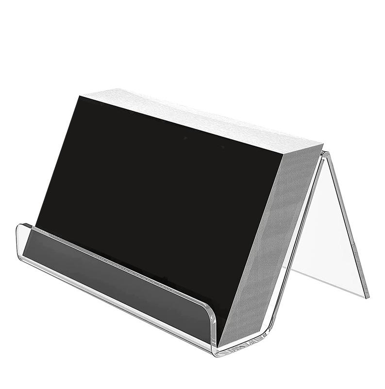

Acrylic Desktop Business Card Holder – Transparent Display Stand прозрачный