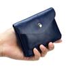 New Creative Retro Oil Wax Leather Small Wallet, Mini Simple European and American Style Change Bag, Card Bag, Small Coin Bag