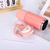 New thermal insulation coffee cup high value large capacity portable outdoor sports kettle creative bouncing straw cup thickened
