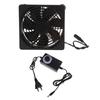 Ventola per Computer Alimentata a AC 110V 220V 3-12V 12CM Soffiatore d'Aria per Modem TV Box Ricevitore DVR Radiatore di Raffreddamento