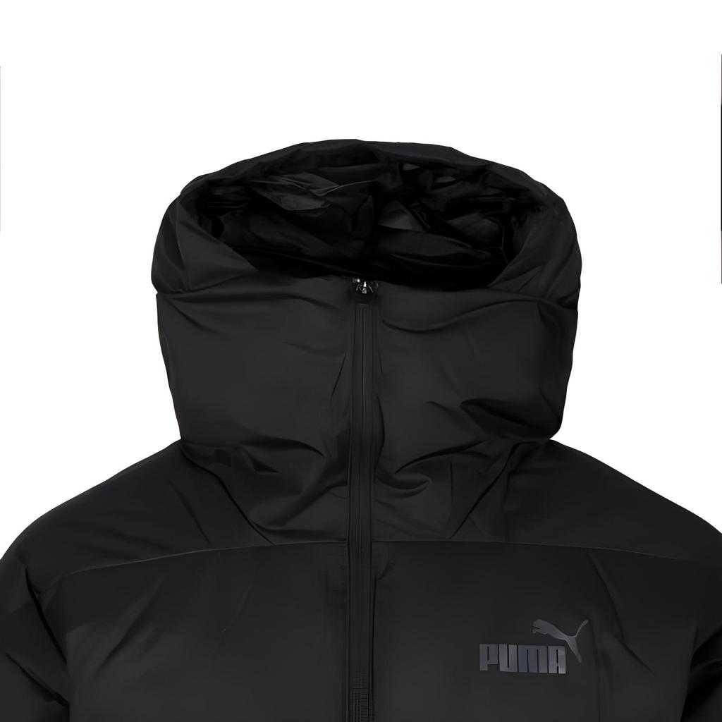 Puma Thick Hooded Duck Down Long Sleeve Down Jacket Men outerwear Black 678321-01