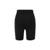 Nike Logo Print Solid Color Breathable Mid-Rise Compression Shorts Women Bottoms Black DV7798-010