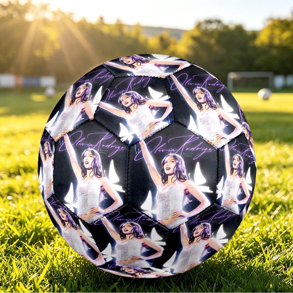 Olivia Rodrigo Size 5 Soccer Ball, Durable Standard Football For Training Match Outdoor Sports