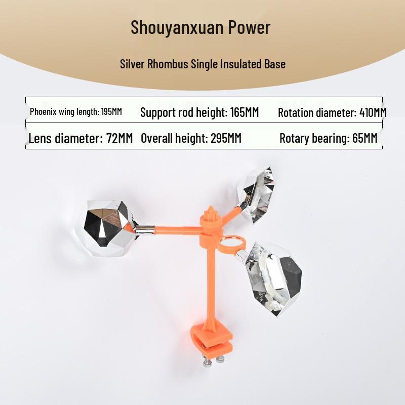 Wind-Powered Smart Bird Repeller with Light Sensor for Power Lines, Airports, and Orchards