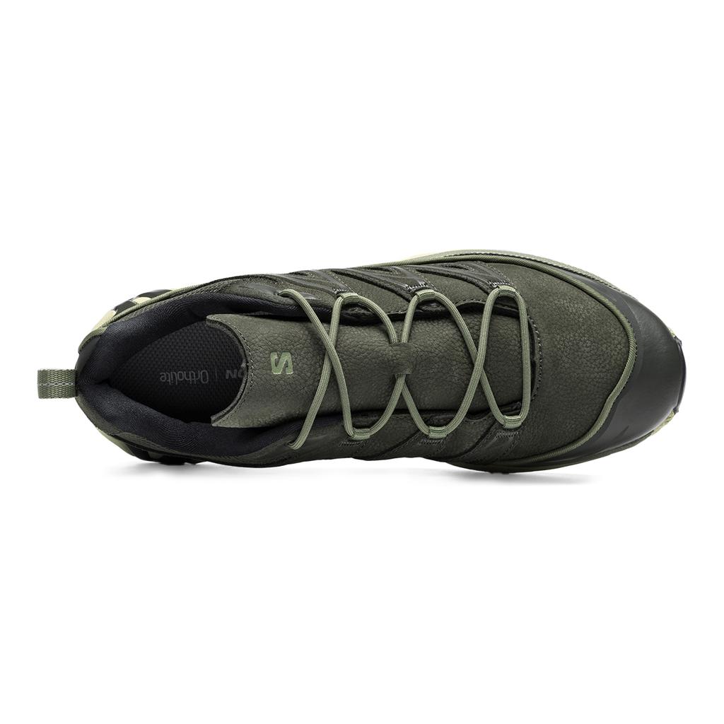 SALOMON XT-6 Expanse Leather Deep Lichen Green Unisex Sneakers Peat L47733400