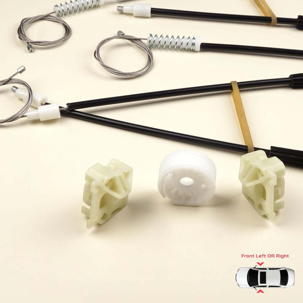 EWR557 Elektrischer Fensterheber Reparaturset Links oder Rechts für Seat Ibiza MK3 6L1 2002-2008 3-Türer HB Coupe 6L3837461 6L3837462