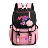 Large Capacity Schoolbag with Shoulder Strap; Student Three-piece Pencil Case Set