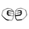 Tail Lamp Frame Cover Set for Sport 2025, Carbon Fiber Look Rear Trim Overlays with Adhesive Application for Rear Exterior Detail and Balanced Lamp