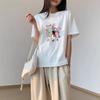 Short-sleeved High-end Summer T-shirt with Female Design Sense, Niche 2025 New Shoulder Top