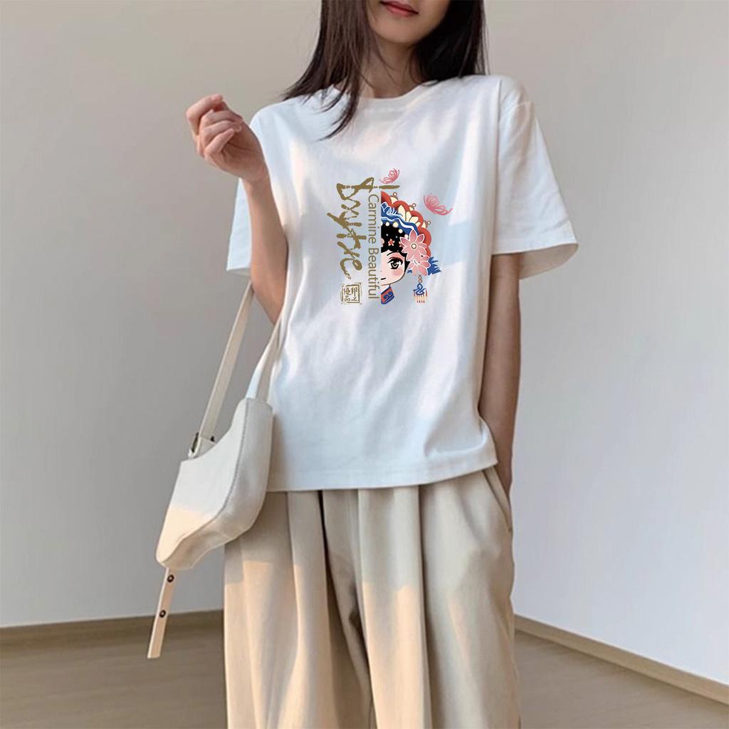 Short-sleeved High-end Summer T-shirt with Female Design Sense, Niche 2025 New Shoulder Top