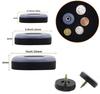 11pcs Furniture Sliders Pads Reusable Furniture Glides with Screws Table Chair Leg Mat Floor Protector for Carpet Tile Hardwood