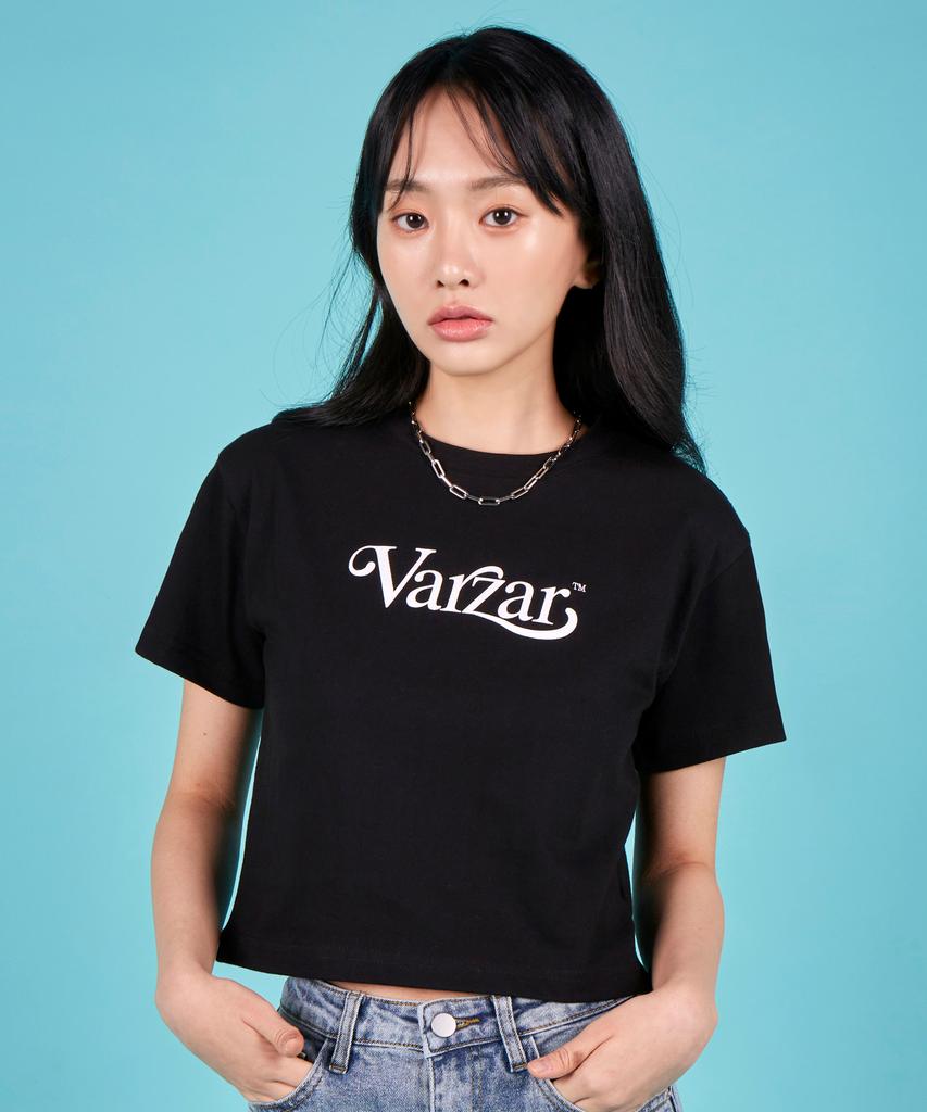 Bajal Leaf Vz Logo Crop Short Sleeve T-Shirt (4 Colors)