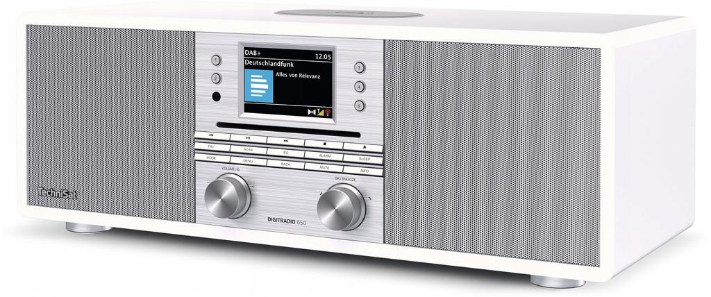 Internet Radio DAB+ CD TechniSat DIGITRADIO 650 ELAC WiFi BT Qi White