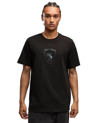 Casual Ferrari Tonal Shield Tee 637004 Puma Black Men's (01)