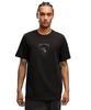 Lässiges Ferrari Tonal Shield T-Shirt 637004 Puma Schwarz Herren (01)