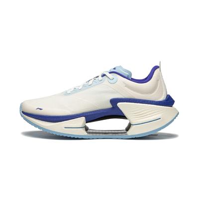 Li Ning Shadow 3 Essential Textile, TPU Cushioning Support Rebound Low Top Sprint Running Shoes Men's White ARRU007-7