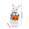Bunny Figurine for Easter, Rabbit Sculpture Tabletop Decoration