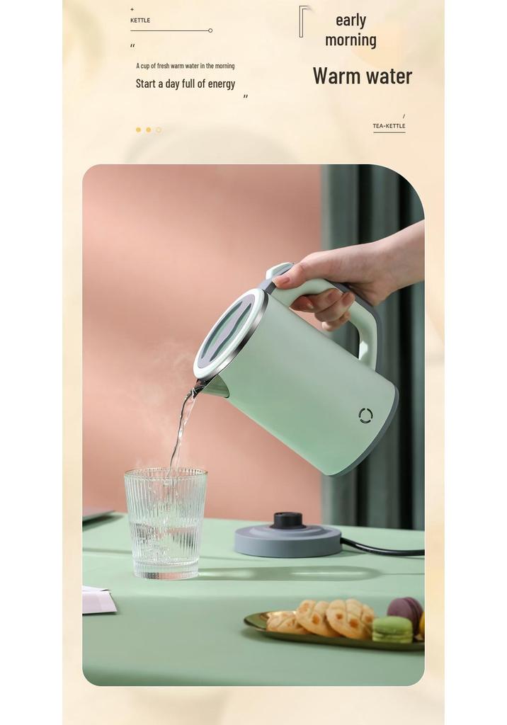 0,8l Elektrická rychlovarná konvice, 110V US/EU Standard, Vhodná na cesty.