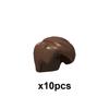 MOC City Small Particles Building Blocks Boys Girls Figures Accessories Curly Hair Beard Set Mini Bricks Toys Gifts For Kids G01