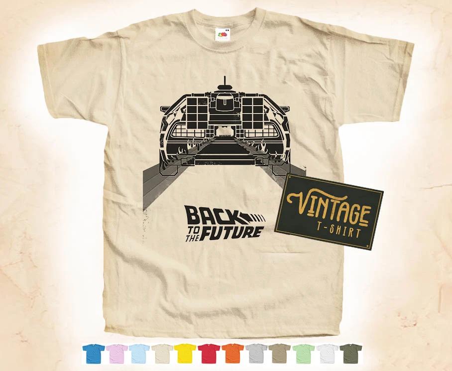 

Black Print BACK TO THE FUTURE v2 T SHIRT TEE Vintage Poster 12 Colors S-5XL XL