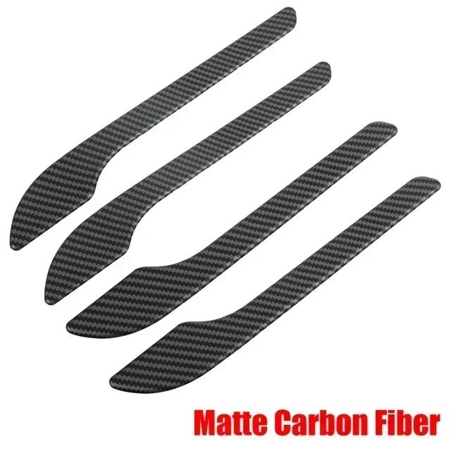 Real Carbon Fiber Door Handle Sticker for Tesla Model 3/Y/3+ Model Y Launch 2017-2025 Door Handle Protector Cover Accessories