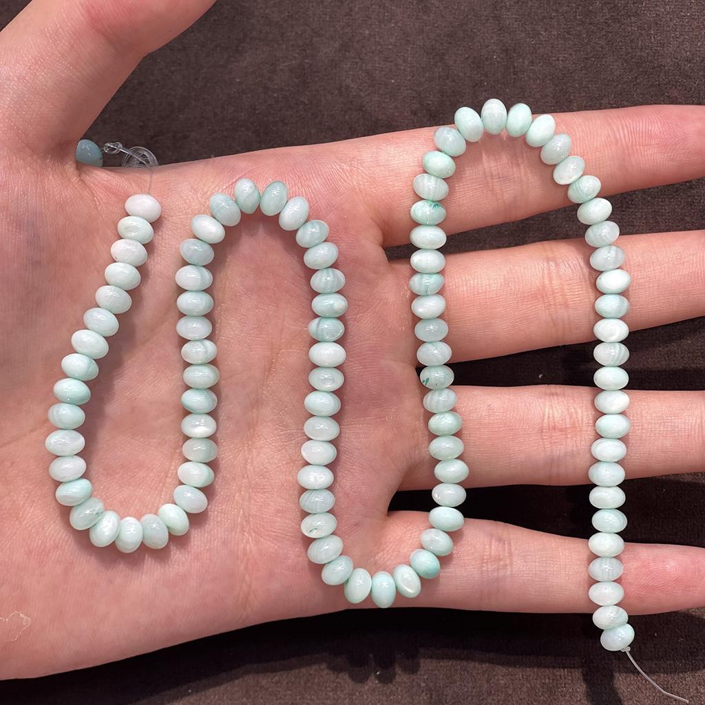 1 Strand Natural Freshwater Shell Abacus Beads 3×5mm 38cm Flat Spacer Loose Beads For DIY Bracelet Necklace Jewelry Making