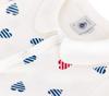 Short Romper A0CU8 12 Months 74cm [Petit Bateau] Off-White/Multi-Color