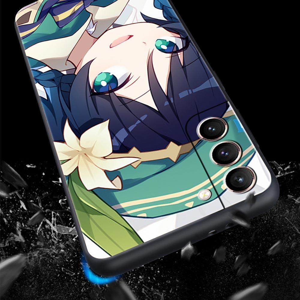 Genshin Impact Game Phone Case For Samsung Galaxy S23 Ultra S22 S21 S20 FE 5G S10 S10E S9 S8 Plus Note 20 Silicone Cover Bumper