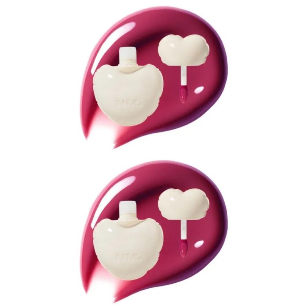 NAMING Glowy Glossy Moisturizing Color Payoff Heart Lip Tint Turin x2