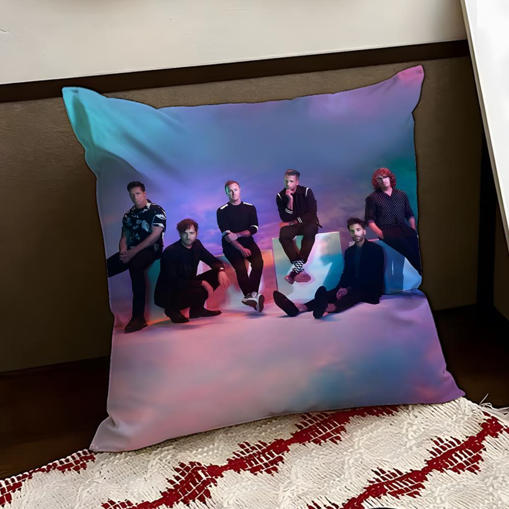 

Band OOneRepublicS Cushion Cover Reversible Soft Durable Pillow Cover Home Car MultiScene Use for Daily Comfort 30X30cm