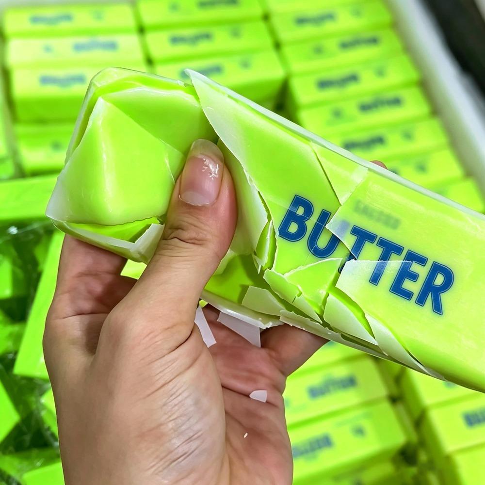 Wax Coating Butter Stick Squishy Sound Crispy Butter Bar Toy Crunchy Butter Stick Adult Kids
