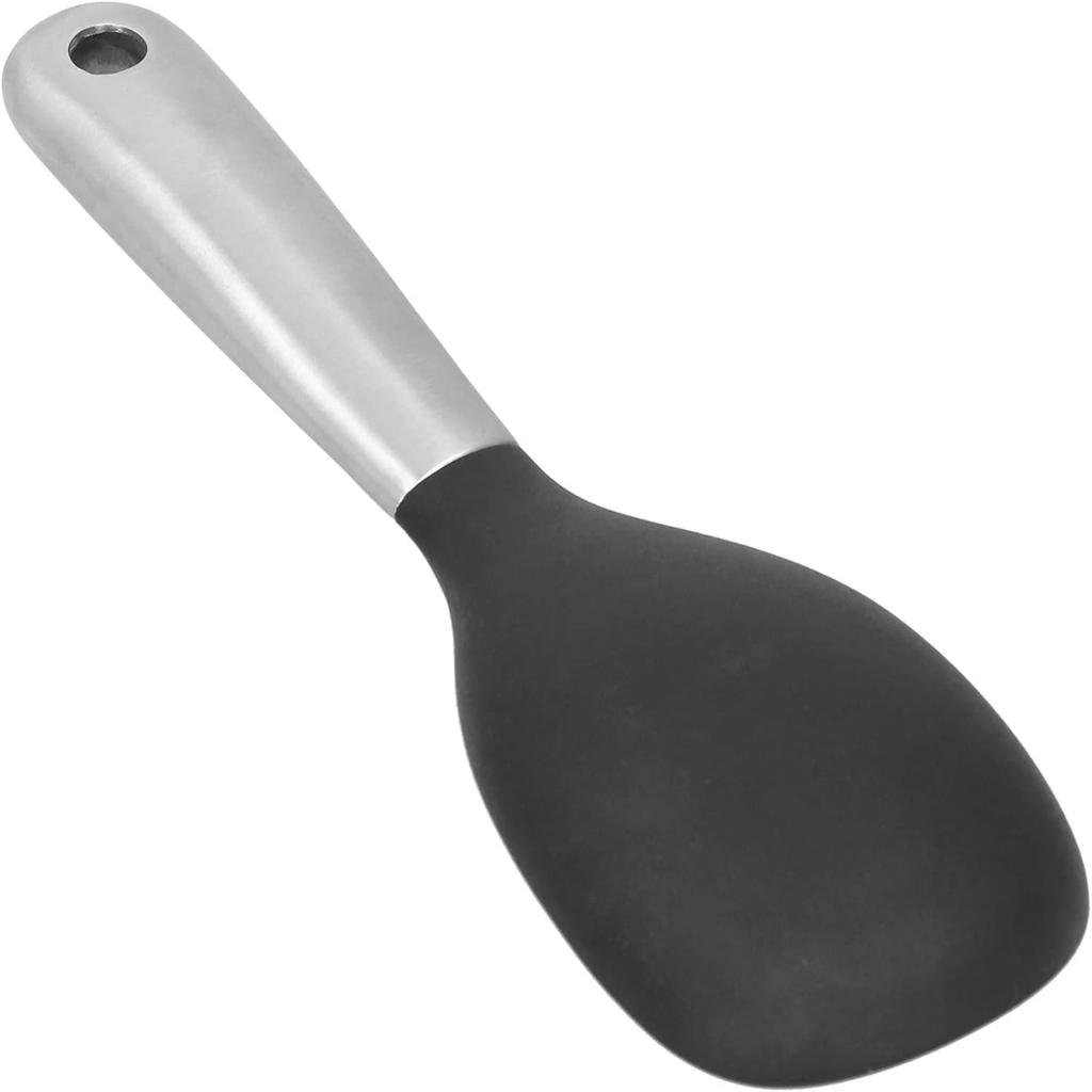 Silicone Rice Spoon Nonstick Stainless Steel Utensil Kitchen drain basket Kitchen drain Colander Kitchen gadgets Skimmer spoon