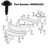 10Pcs M6x20 Headlight Assembly Screws Mounting Bolt N90683302 For VW Golf MK6 2010-2013 Passat 1998-2005