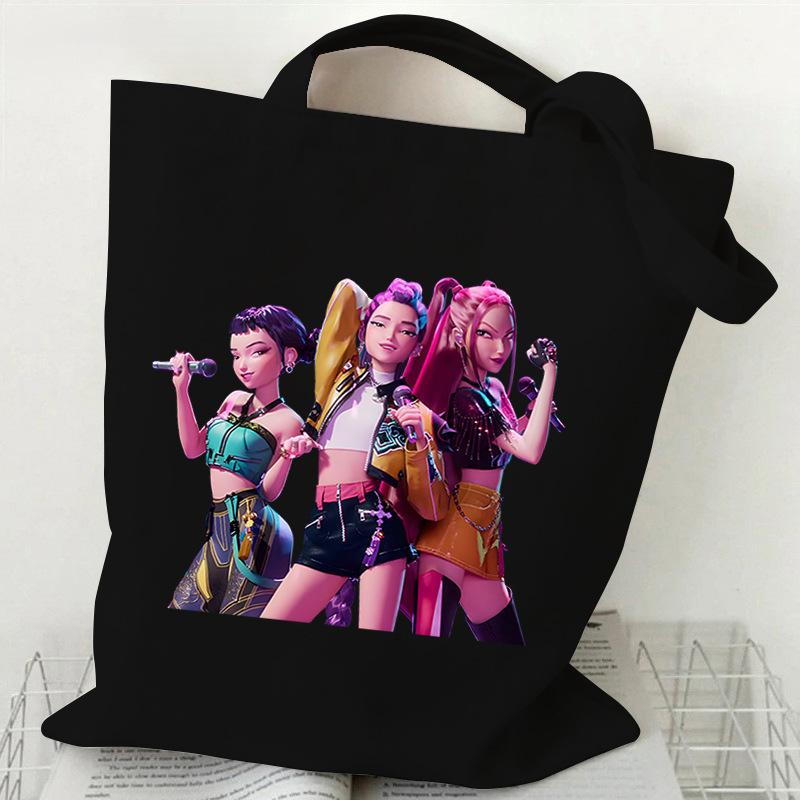 

Demon Hunters KPop Demon Hunters Shoulder Backpack Foreign Trade Student Handbag Tuition Bag Large Capacity No Spec