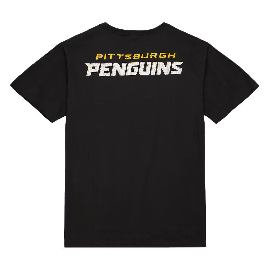 Mitchell & Ness x NHL Pittsburgh Penguins Team OG Premium T Shirt Men's Black FPHD5524-PPEYYPPPBLCK