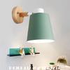 Wall Lamp Macaron Simple Iron Decor Wall Sconces For Bedroom Bedside Study Entryway Aisle Nordic Home Indoor Decorative Lights