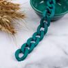 Acrylic Matte Hand-Feel Paint with Chain Insert Buckle and Jump Ring for DIY Jewelry and Phone Cases