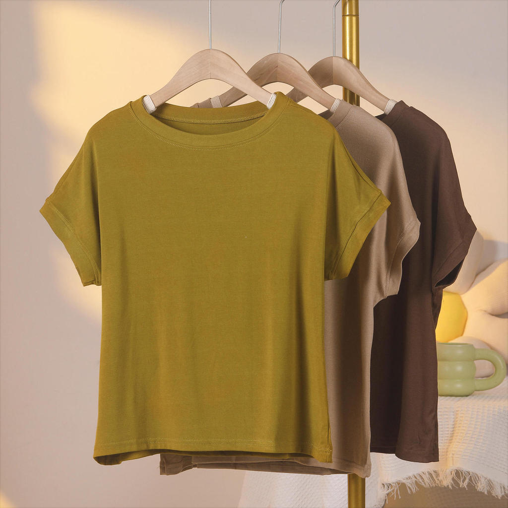 Casual Plus Size Womens T Shirt With Modal Fabric For Commuting Comfort