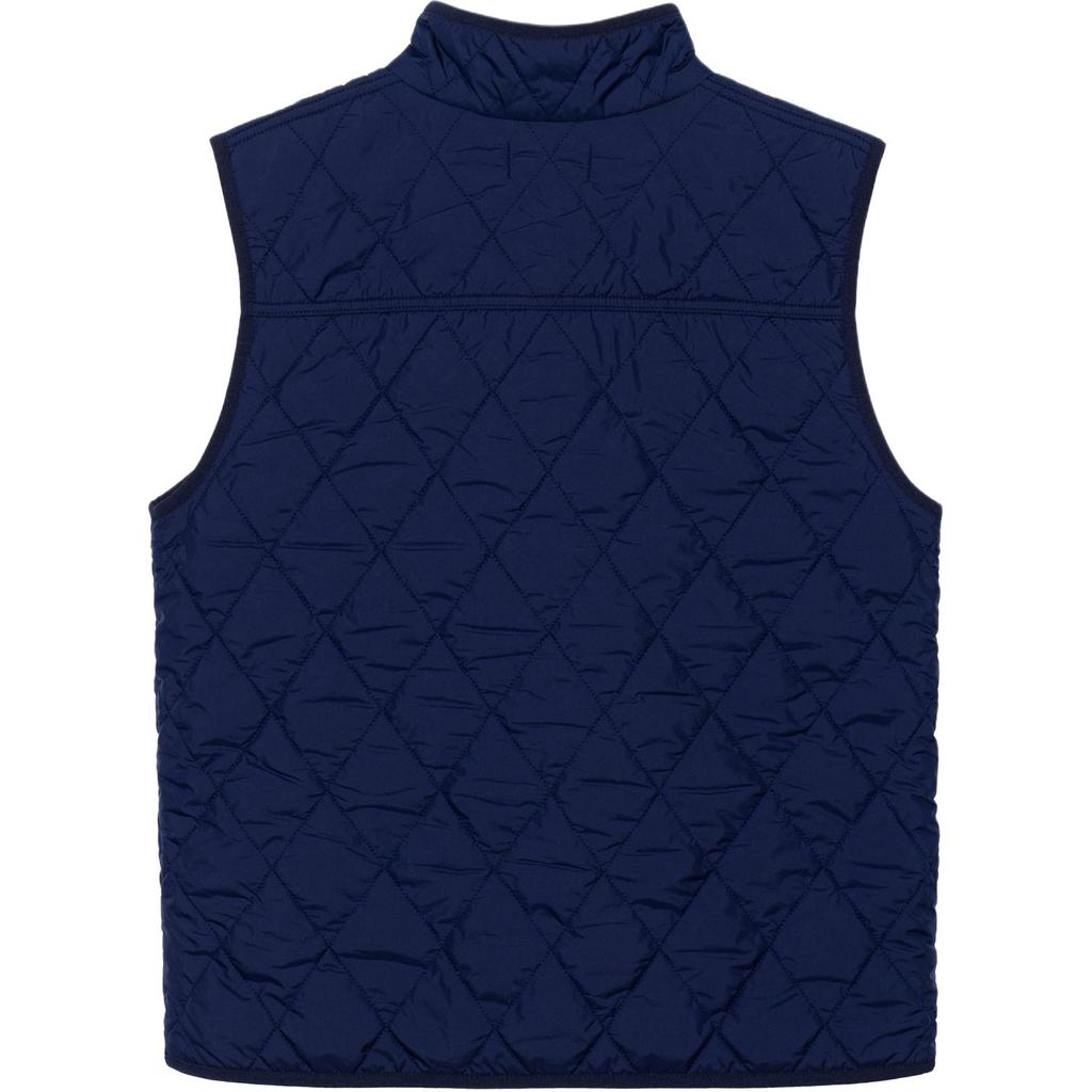 Polo Ralph Lauren FW24 Logo Embroidered Zip Collar Sleeveless Vest Kids vests Blue 323849910-005