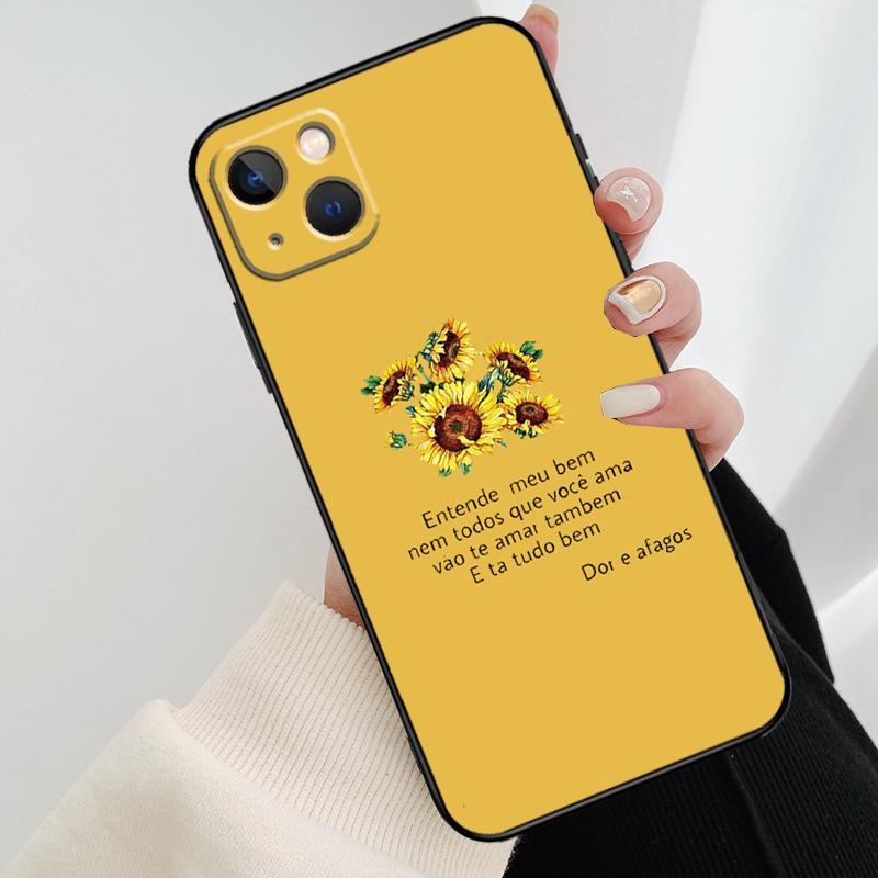 Gänseblümchen Sonnenblume Blumig Blume Handyhülle Für iPhone 17 Pro Max 16 15 14 11 12 13 Pro Max mini 15 16 Plus 16e 17 Air Cover