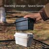Scatola Mini Portatile da Esterno per Condimenti e Attrezzi da Barbecue