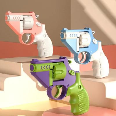 Fidget Toy Pistola Revolver Mini Stampata in 3D 1911 Fidget Blaster Giocattoli Antistress per Adulti Fidget Toy Girevole Regalo