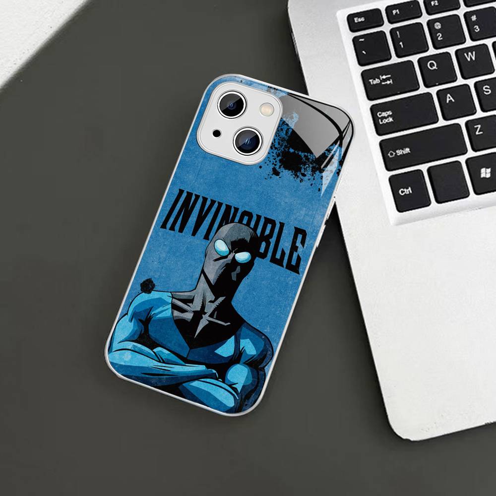 

Invincible Superhero Anime Tempered Glass For Iphone 14 13 12 11 Pro Mini XS MAX 14Plus X XS XR Fundas iphone 13 mini