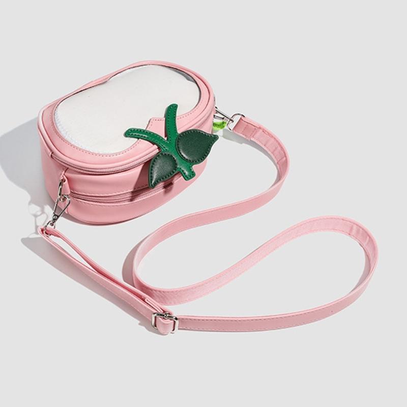 Itabag Toted Bag Clear Window for Pins Shoulder Bag Handbag Bag DIY Cosplay Stachel Toted Bag Itabag Crossbody Bag Purse