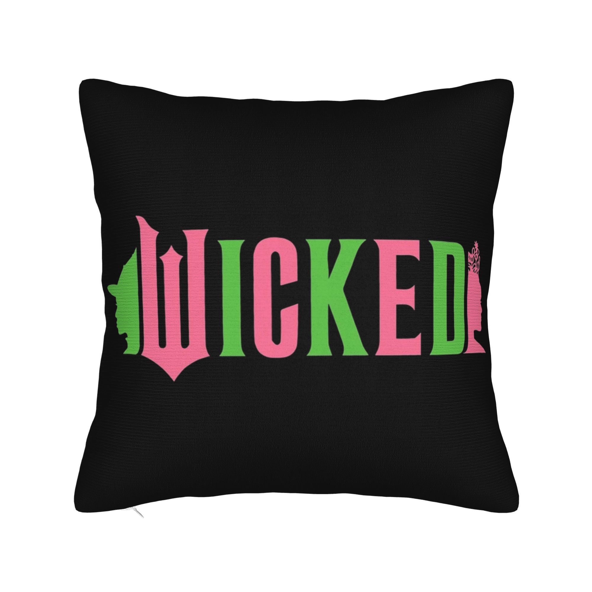 

Wicked For Good Glinda And Elphaba Pillowcase Soft Cushion Cover Decorations Throw Pillow Case Cover Living Room Square 45*45cm 30cmx30cm